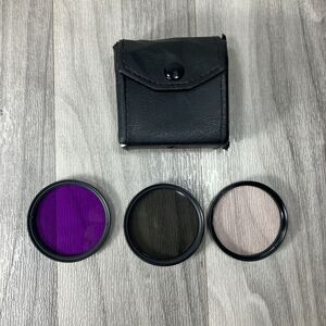 Acuvar 3 Piece Multi Coated HD Filter Kit (UV, CPL, FLD)‎ for Canon Nikon Sony